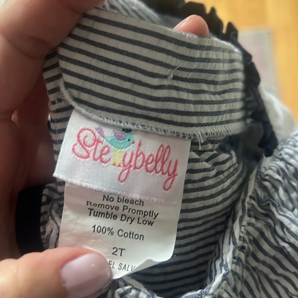 Stellybelly monogrammed stripe dress - Picture 3 of 3